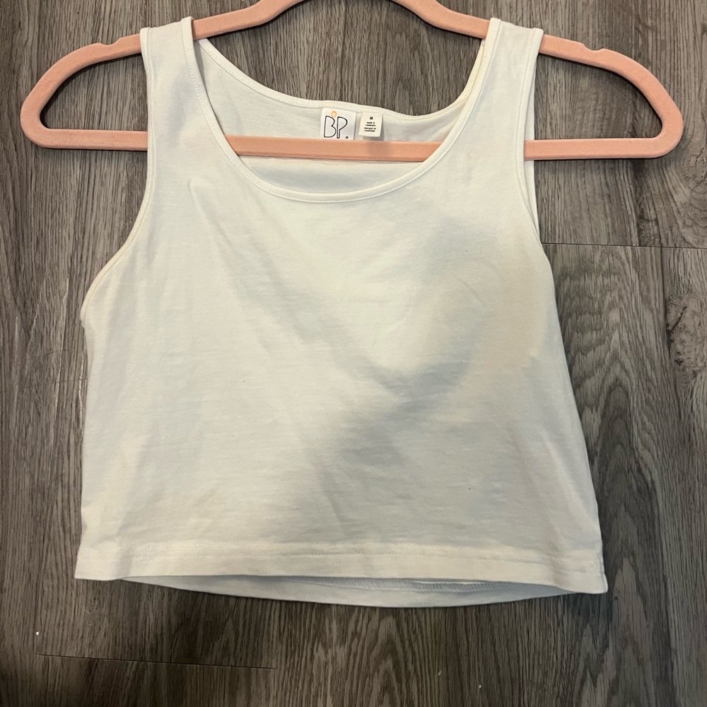 White crop top